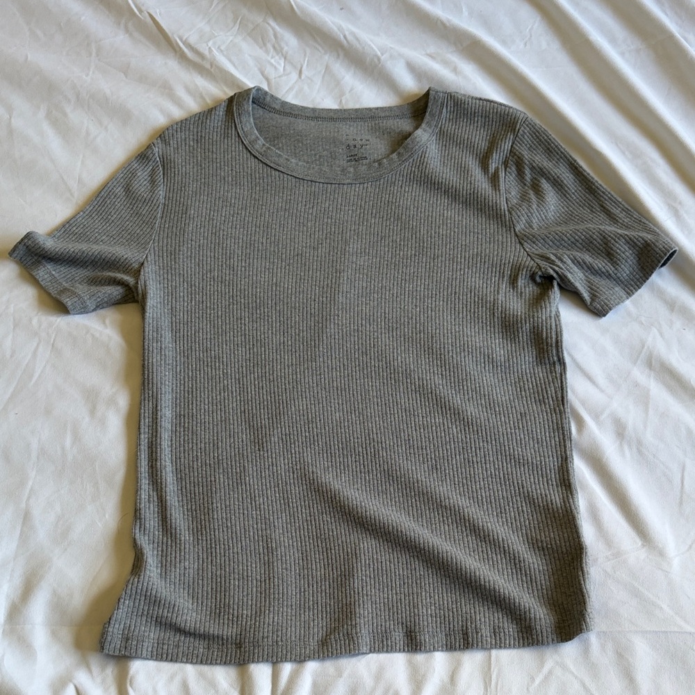A New Day Heather Gray Top